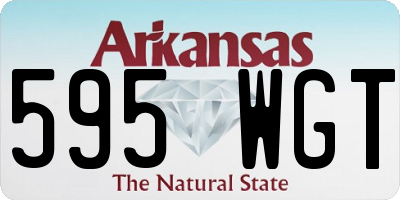 AR license plate 595WGT