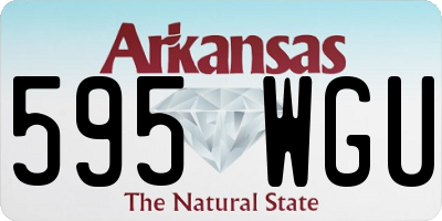 AR license plate 595WGU