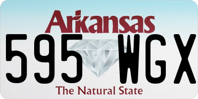 AR license plate 595WGX
