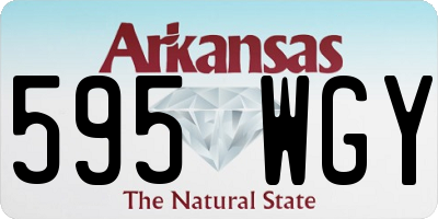 AR license plate 595WGY