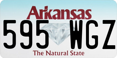 AR license plate 595WGZ