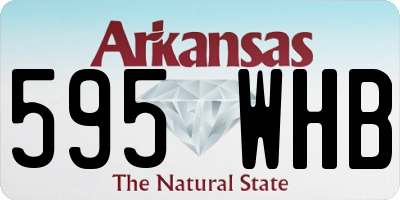 AR license plate 595WHB