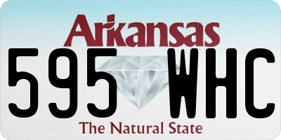 AR license plate 595WHC