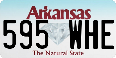AR license plate 595WHE