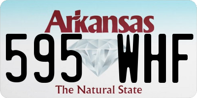 AR license plate 595WHF