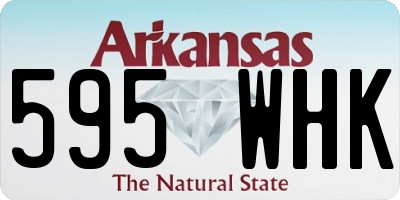 AR license plate 595WHK