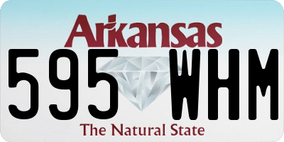 AR license plate 595WHM