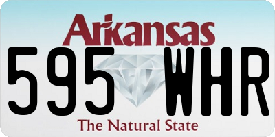 AR license plate 595WHR