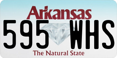 AR license plate 595WHS