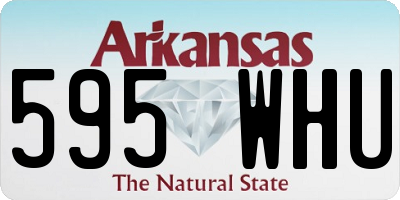 AR license plate 595WHU