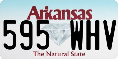 AR license plate 595WHV