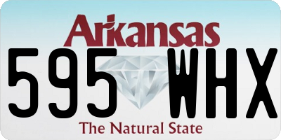 AR license plate 595WHX