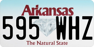 AR license plate 595WHZ