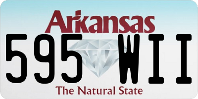 AR license plate 595WII