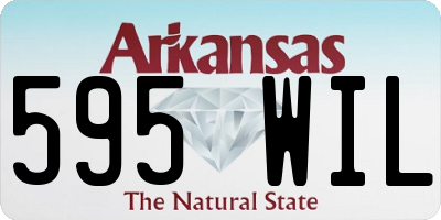 AR license plate 595WIL