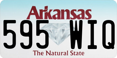 AR license plate 595WIQ