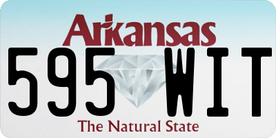 AR license plate 595WIT