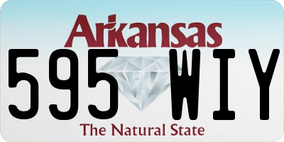 AR license plate 595WIY