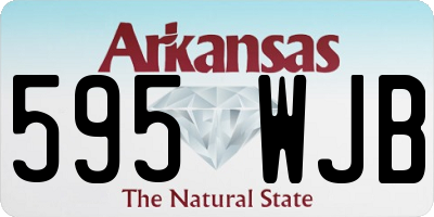AR license plate 595WJB
