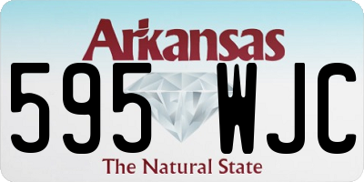AR license plate 595WJC