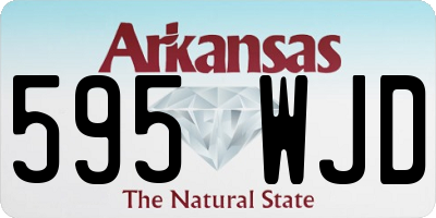 AR license plate 595WJD