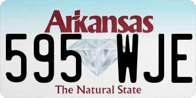 AR license plate 595WJE