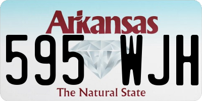 AR license plate 595WJH