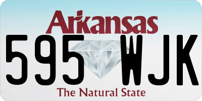 AR license plate 595WJK