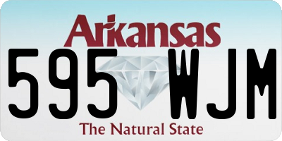 AR license plate 595WJM