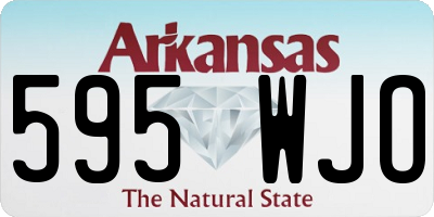 AR license plate 595WJO
