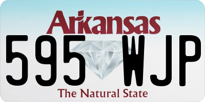 AR license plate 595WJP