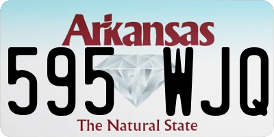 AR license plate 595WJQ