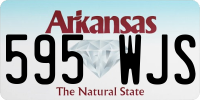 AR license plate 595WJS