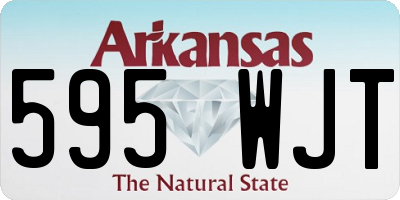 AR license plate 595WJT