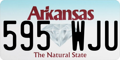 AR license plate 595WJU