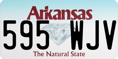 AR license plate 595WJV