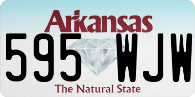 AR license plate 595WJW