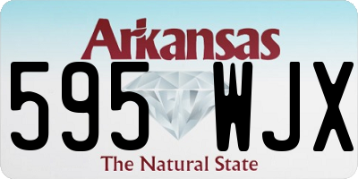 AR license plate 595WJX
