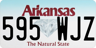 AR license plate 595WJZ