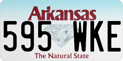 AR license plate 595WKE