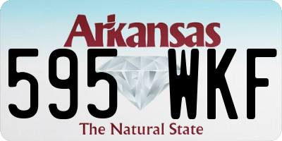 AR license plate 595WKF