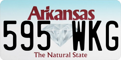 AR license plate 595WKG