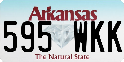 AR license plate 595WKK
