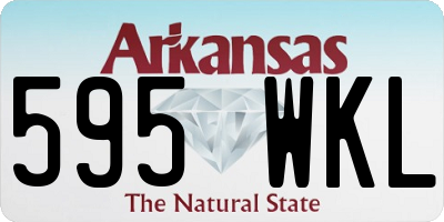 AR license plate 595WKL