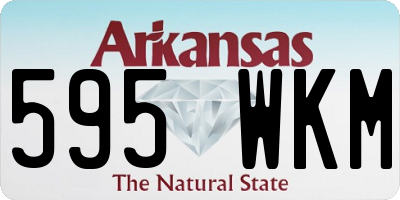 AR license plate 595WKM