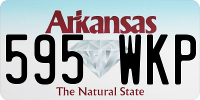 AR license plate 595WKP