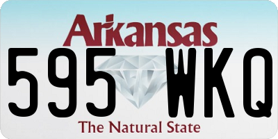 AR license plate 595WKQ