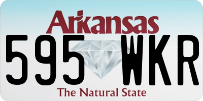 AR license plate 595WKR