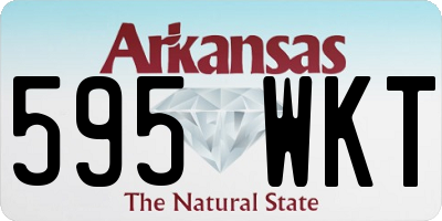 AR license plate 595WKT