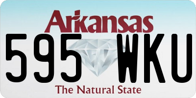 AR license plate 595WKU
